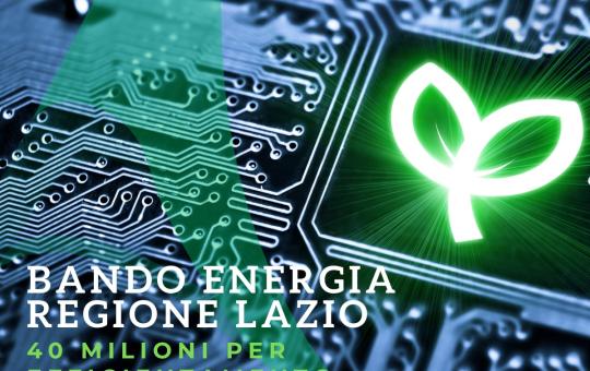 BANDO ENERGIA REGIONE LAZIO 2024